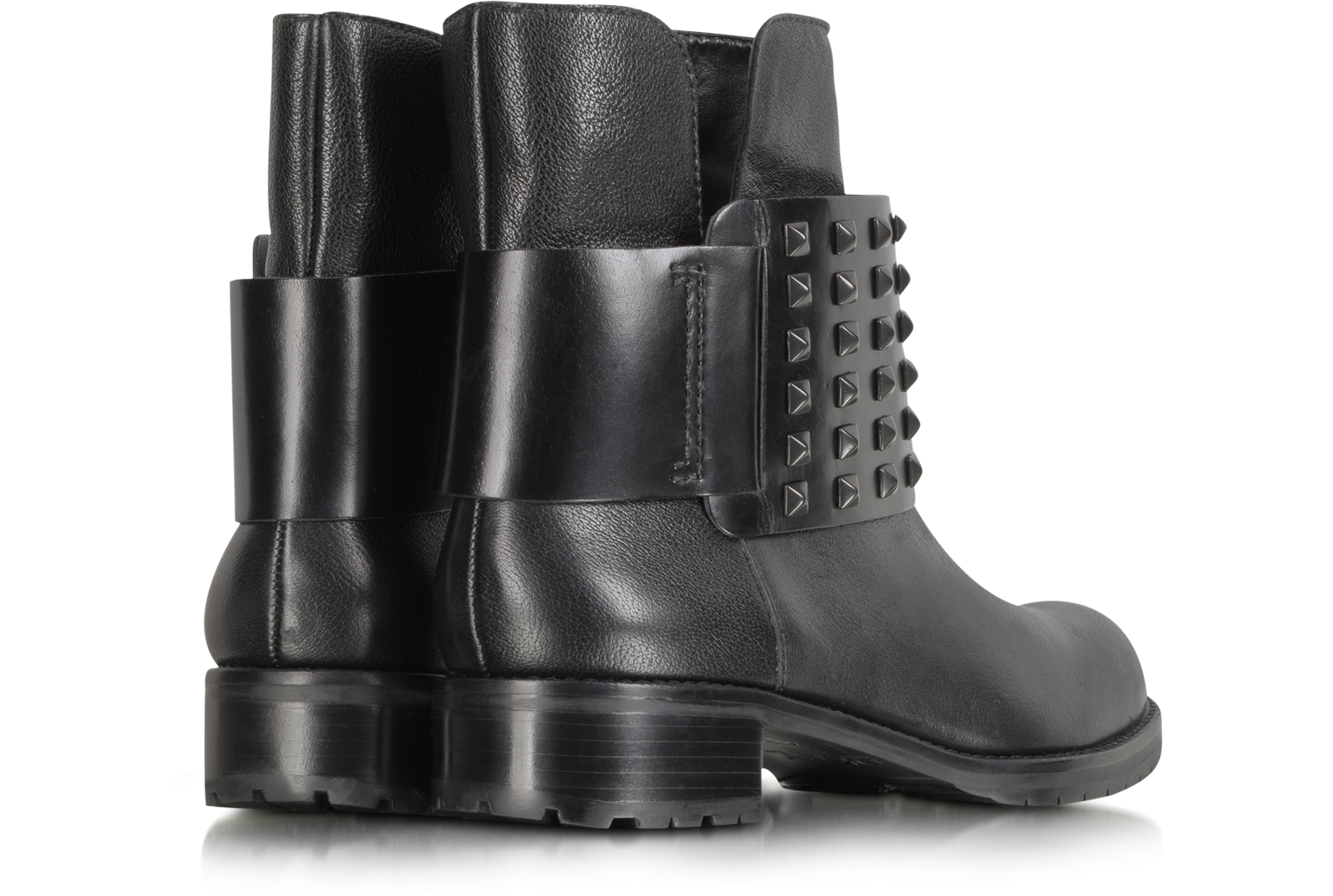 DKNY Mara Ankle Biker Boot With Studs 