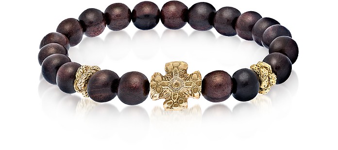 Antique Style Bracelet w/Ebony Beads - Be Unique