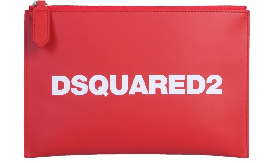DSquared2 Signature Zip Pouch at FORZIERI