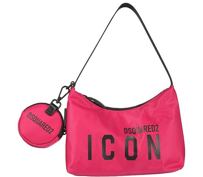 Hobo Bag With Icon Print - DSquared2