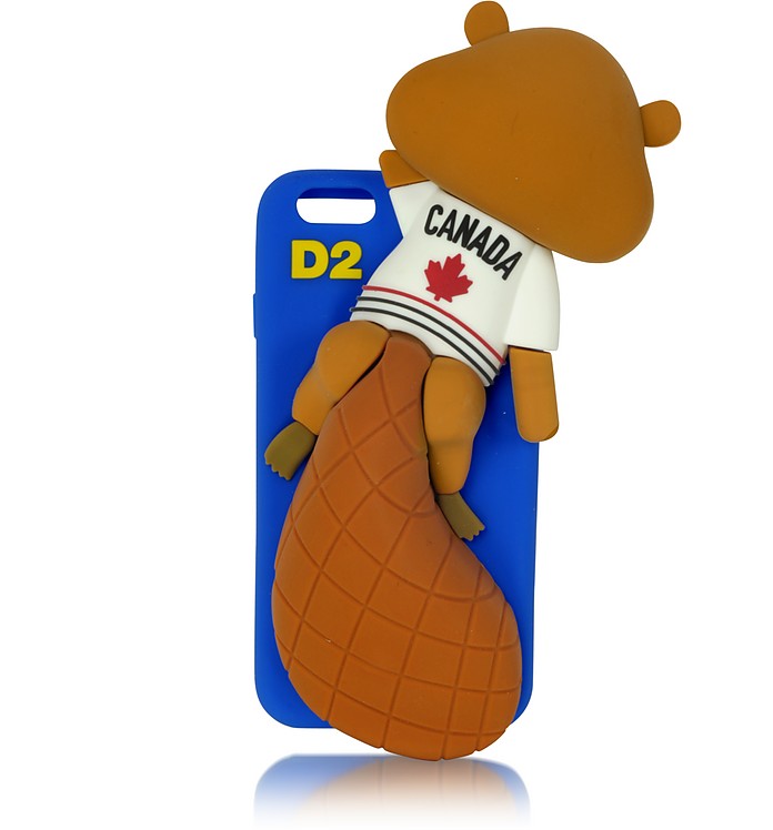 Electric Blue Silicone iPhone 6 Cover  - DSquared2
