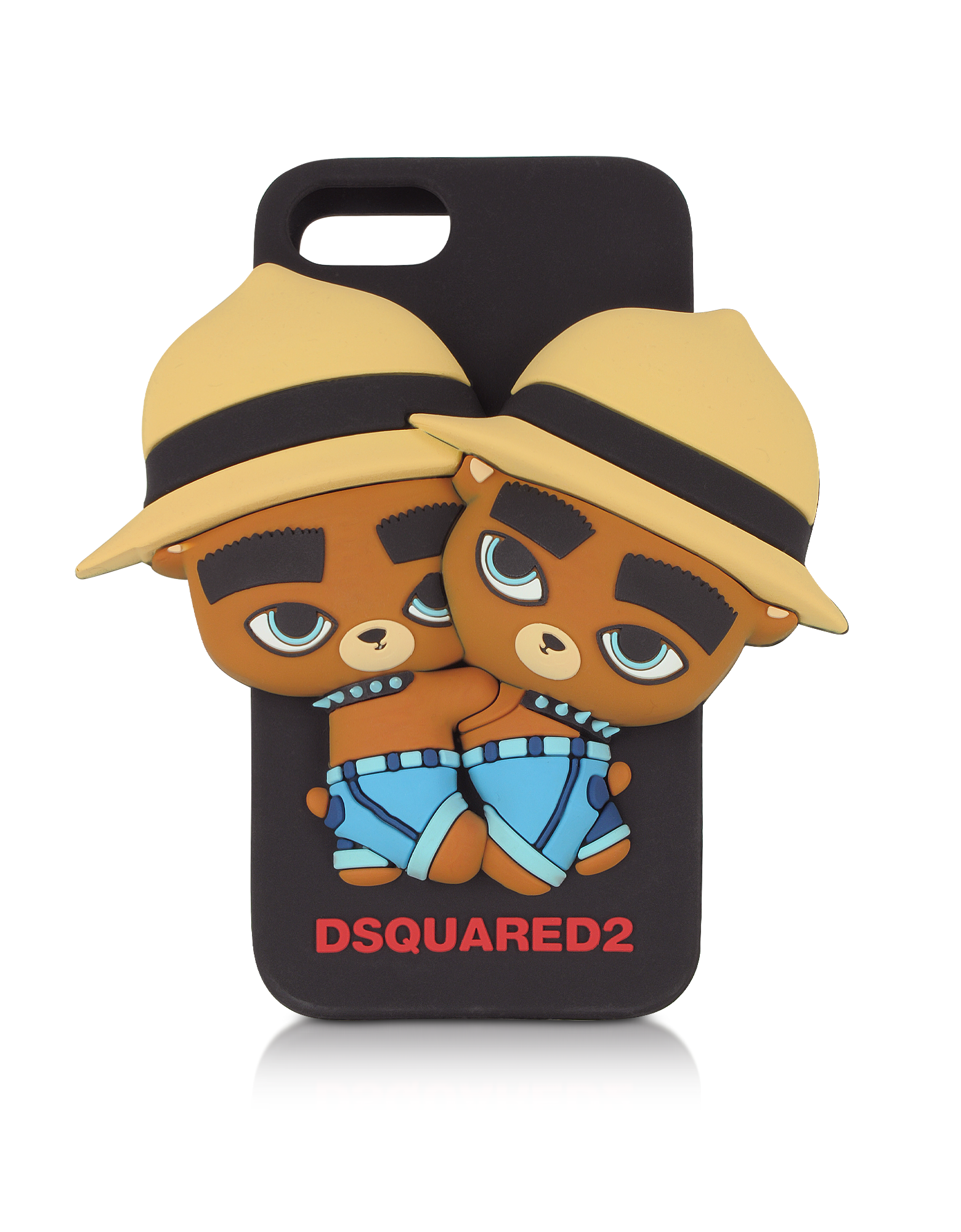 DSquared2 D2 Teddy Bears Cover per iPhone 7 in Silicone