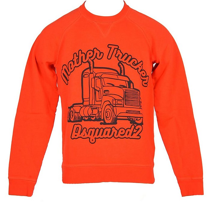Men's Orange Sweatshirt - DSquared2