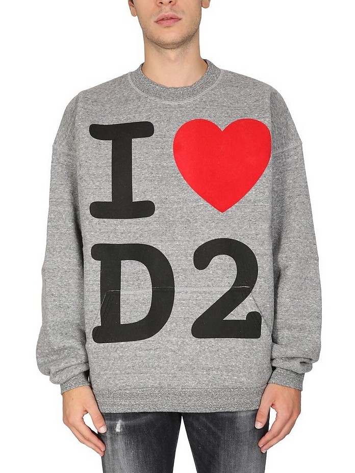 I Love D2 Sweatshirt - DSquared D二次方