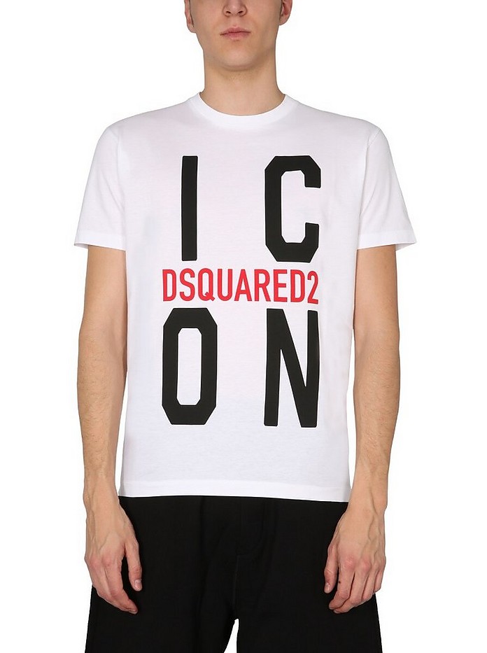 T-Shirt With Logo - DSquared2 / fB[XNGA[h2