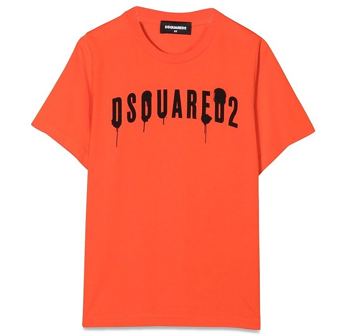 Kids Collection T-Shirt Logo On The Front - DSquared