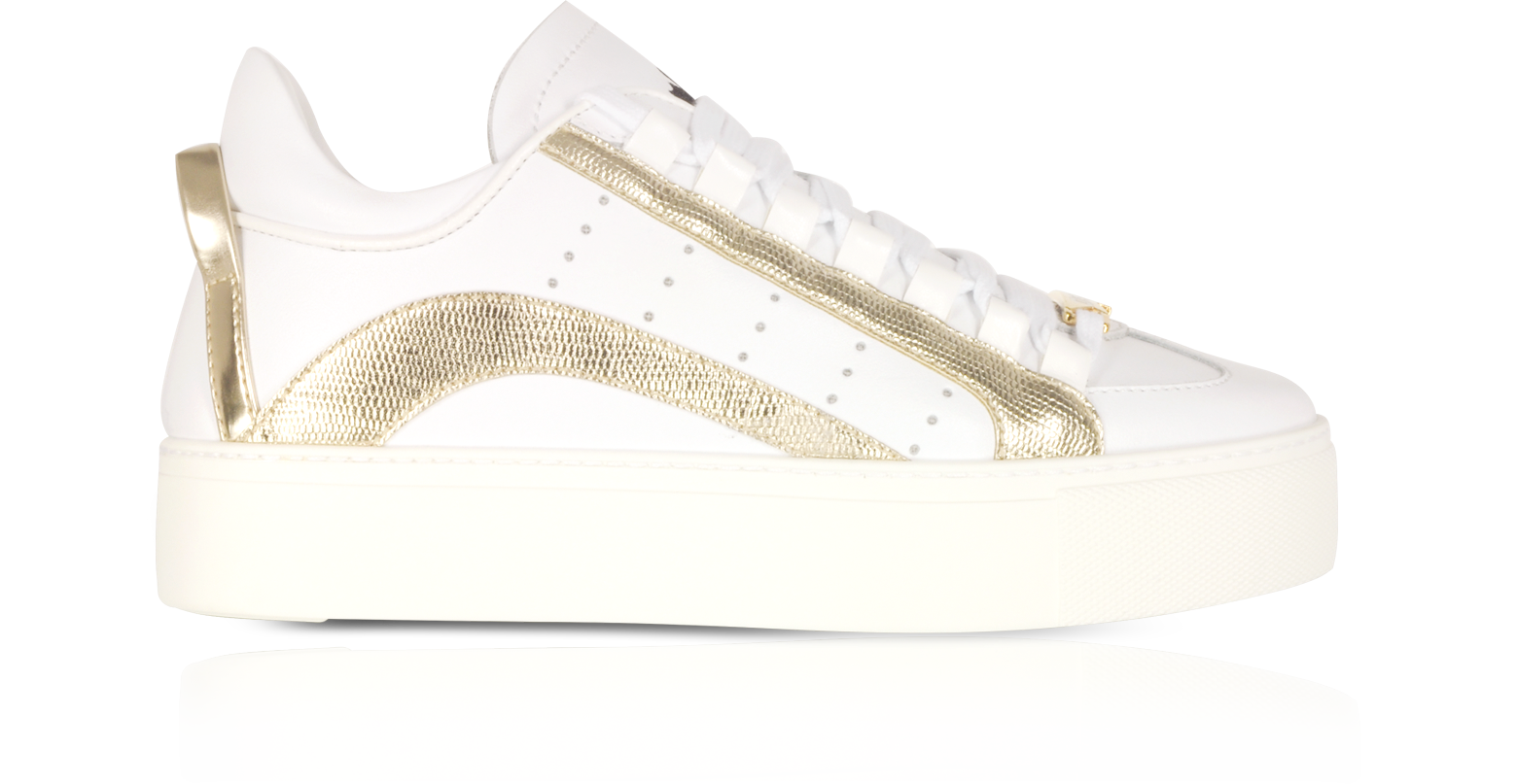 dsquared sneakers gold