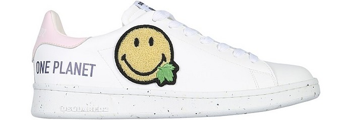 One Life One Planet Smiley" Sneaker - DSquared