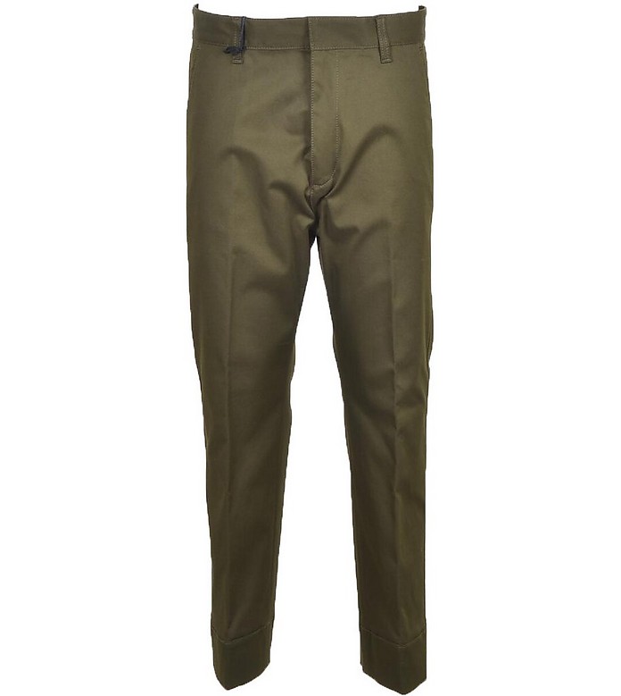 Military Green Women's Pants - DSquared2