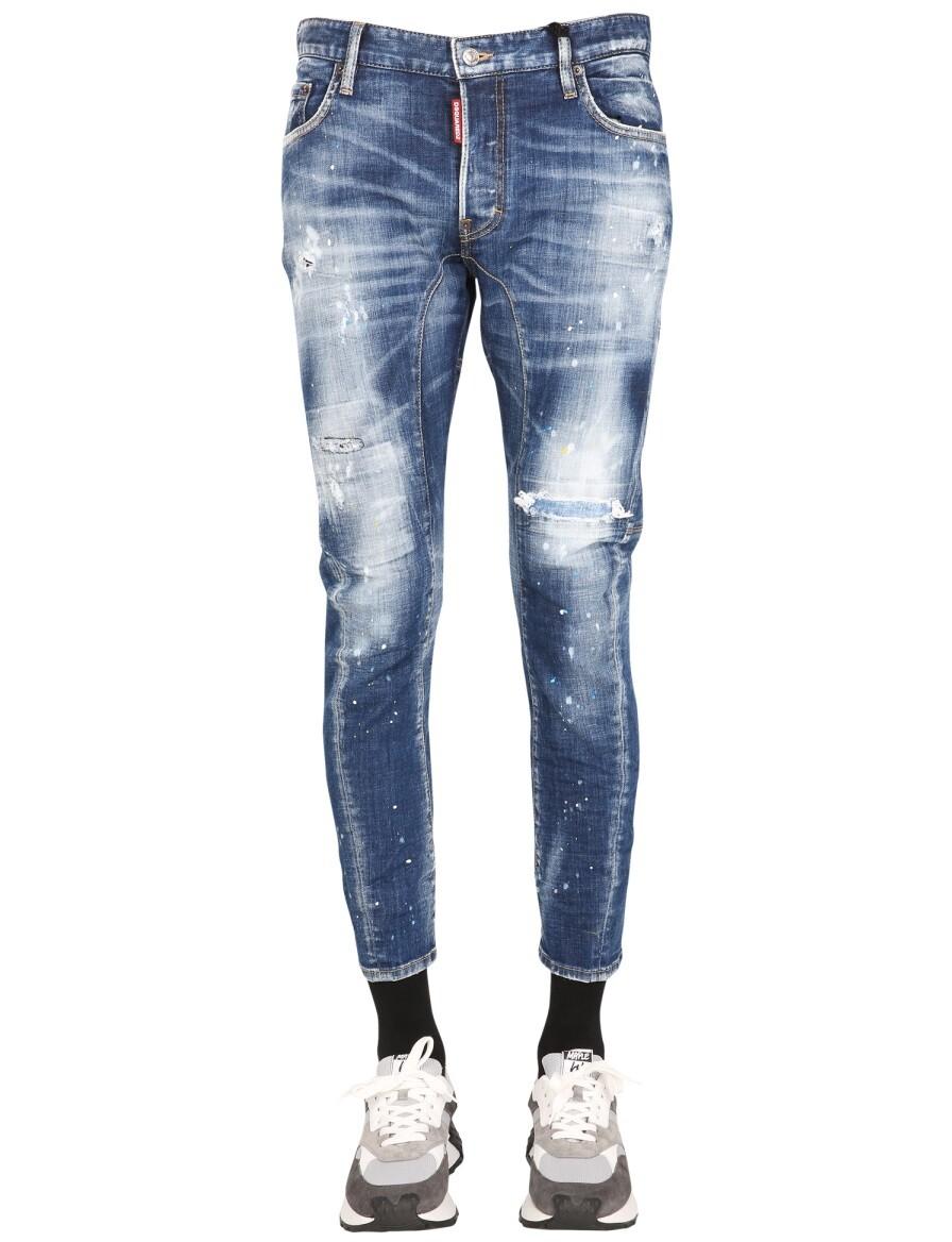 DSquared2 Tidy Biker Fit Jeans 48 IT at FORZIERI Canada