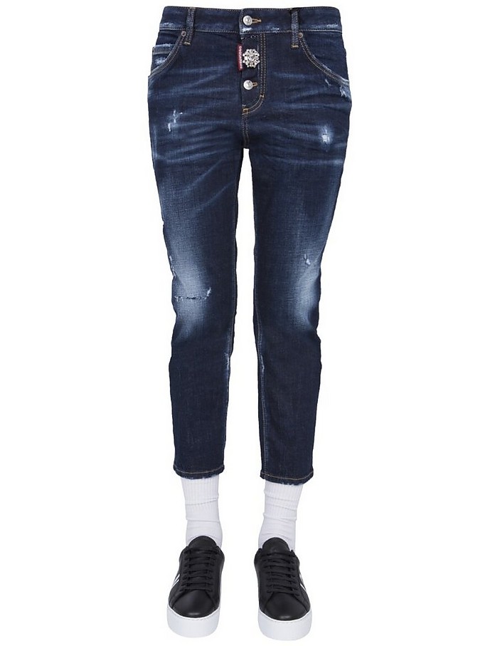 DSquared2 Cool Girl Cropped Jeans 42 IT at FORZIERI