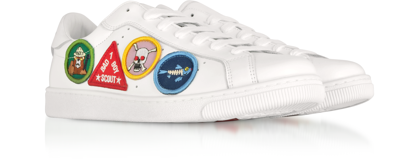 dsquared patch sneakers