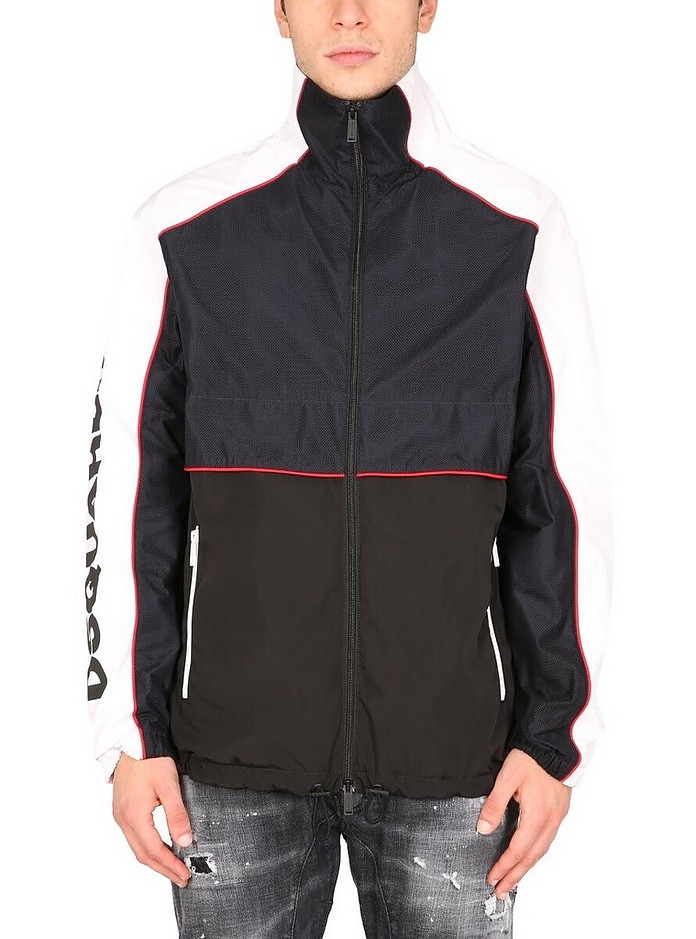 Combo Motorcycle Jacket With Logo - DSquared