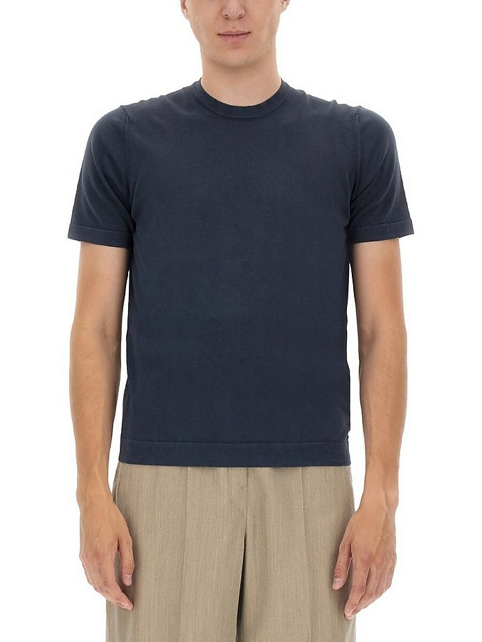 Crewneck T-Shirt - Drumohr