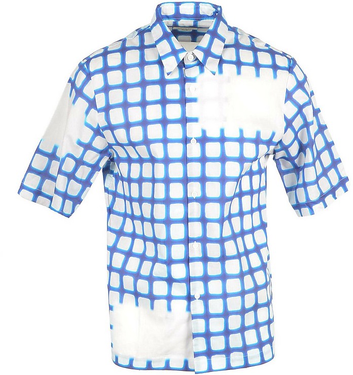 Men's Blue / Gray Shirt - Dries Van Noten