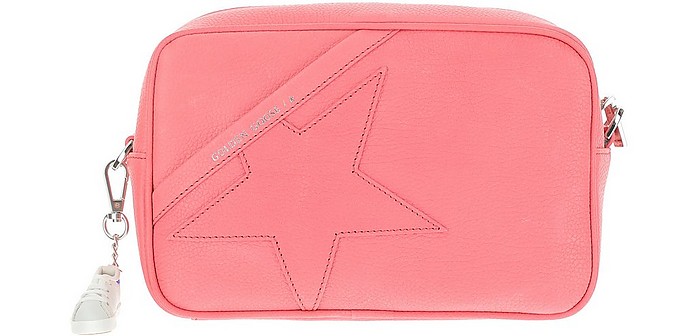 Leather Crossbody Bag With Star - Golden Goose