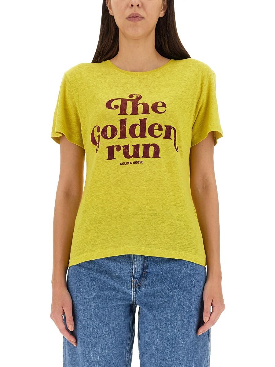 Golden Goose / ゴールデングース L Logo Print T-Shirt - FORZIERI