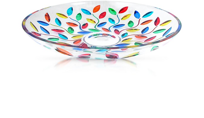 Doge - Hand Decorated Murano Glass Centerpiece Bowl - Due Zeta