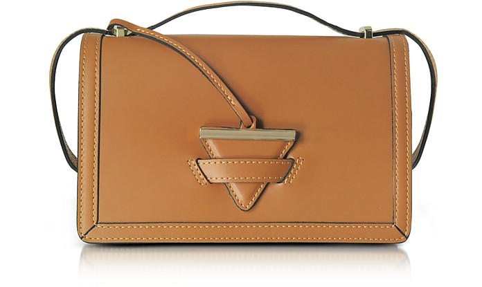 Diodora Shoulder Bag w/Golden Triangle Charm  - Le Parmentier