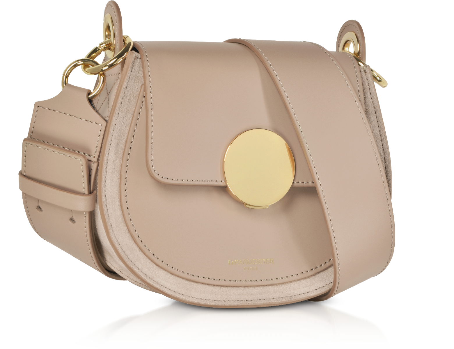 Leather bag charm Hermès Ecru in Leather - 34177510