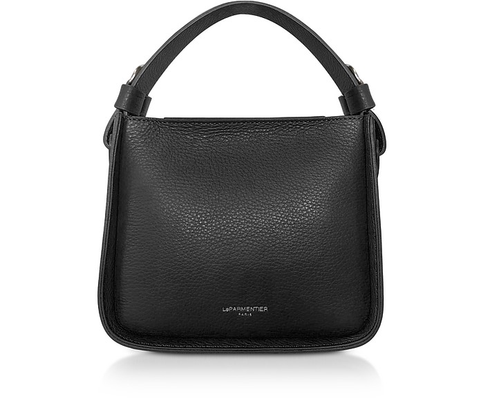 Duplo Small Hammered Leather Top Handle bag - Le Parmentier
