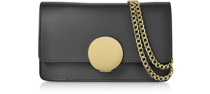 New Ondina Nano Leather and Suede Crossbody Clutch - Le Parmentier