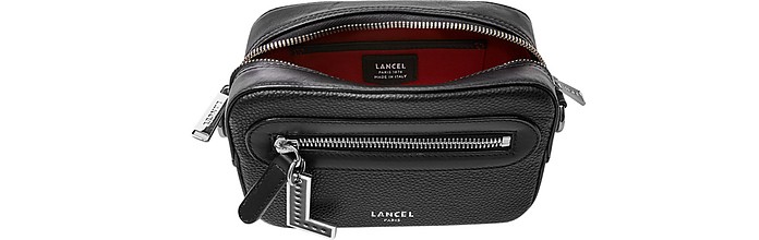 Lancel Black Cara Camera Bag at FORZIERI