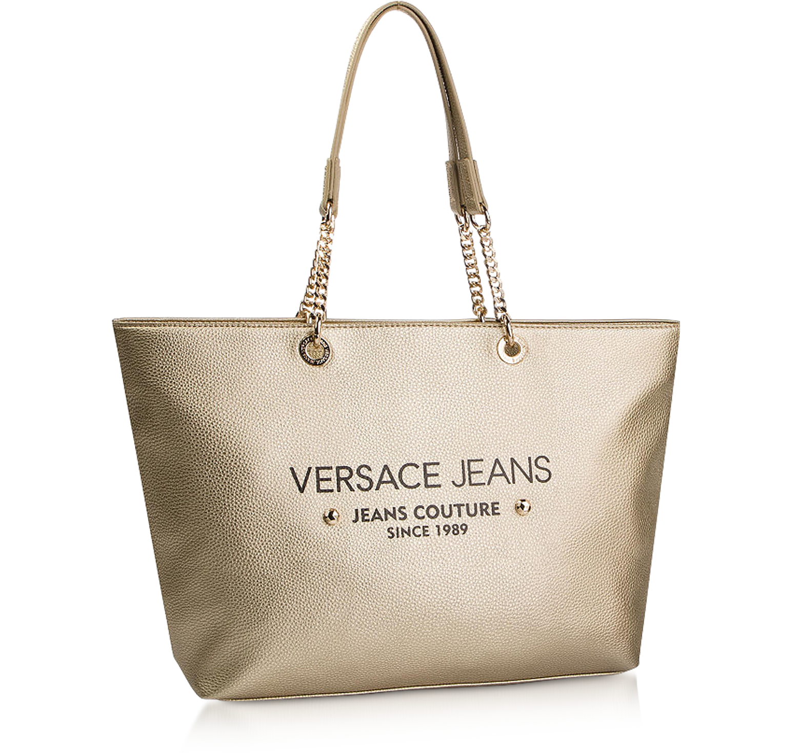 versace jeans gold bag