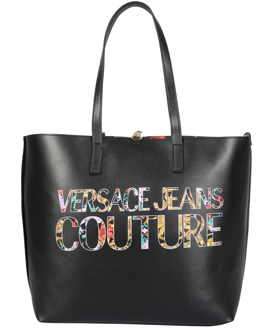 Versace Jeans Couture Reversible Shopping Bag in Metallic