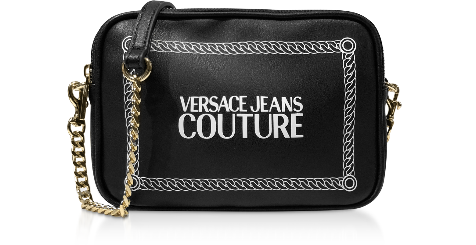 versace jeans black bag