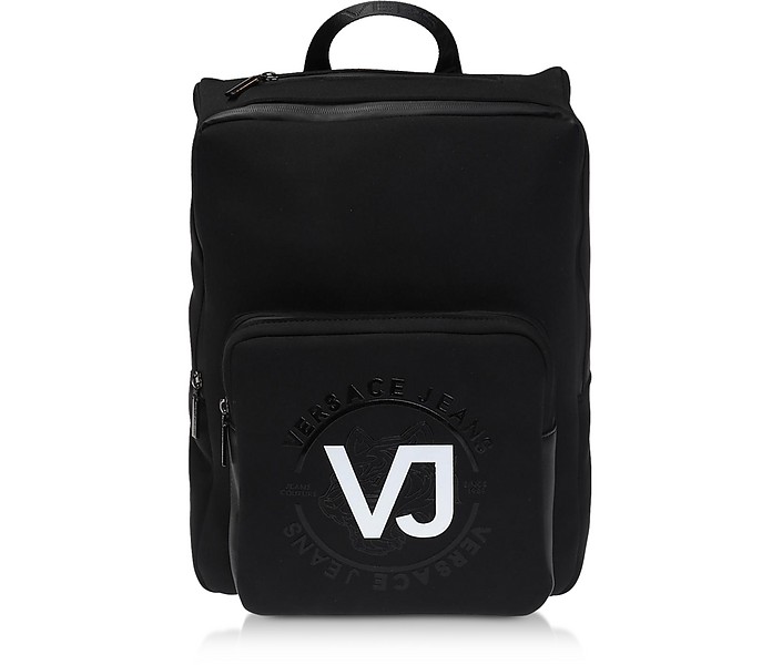 VJ Tiger Dis. 5 Black Polyester Backpack - Versace Jeans
