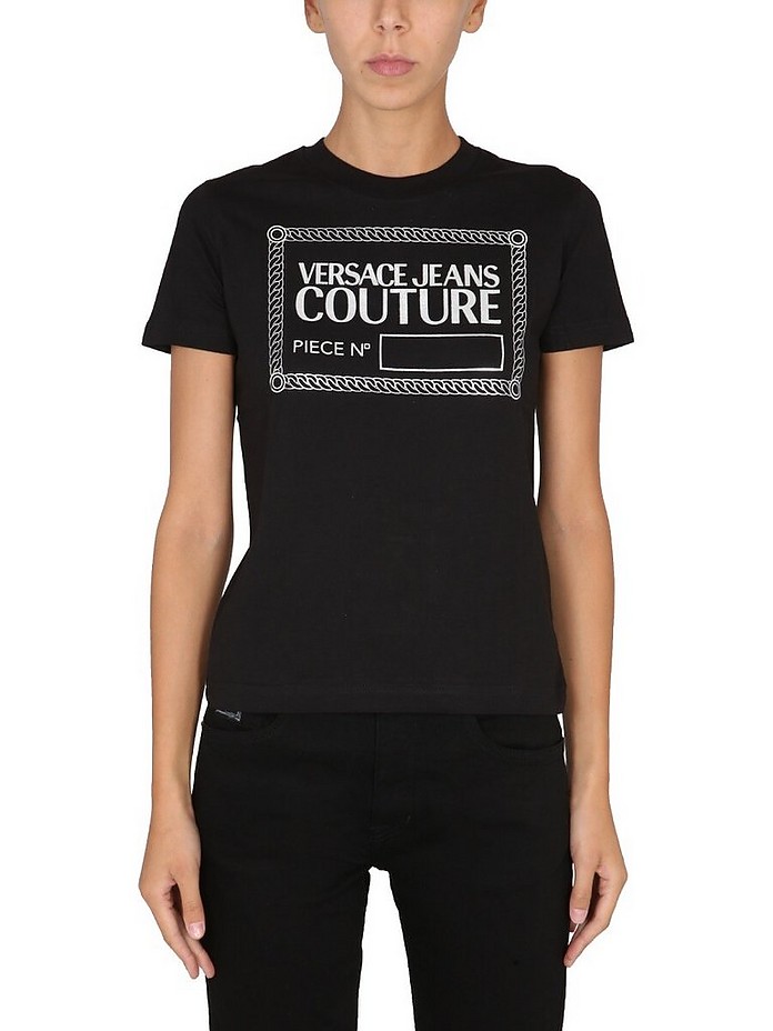 T-Shirt With Logo - Versace Jeans Couture