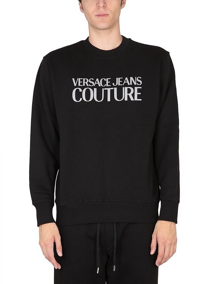 Crewneck Sweatshirt With Logo - Versace Jeans Couture
