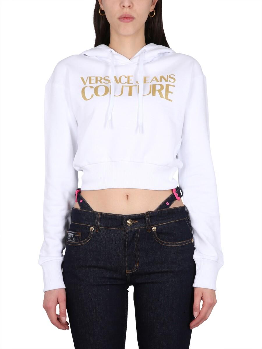Versace Jeans Couture Sweatshirt With Logo M at FORZIERI
