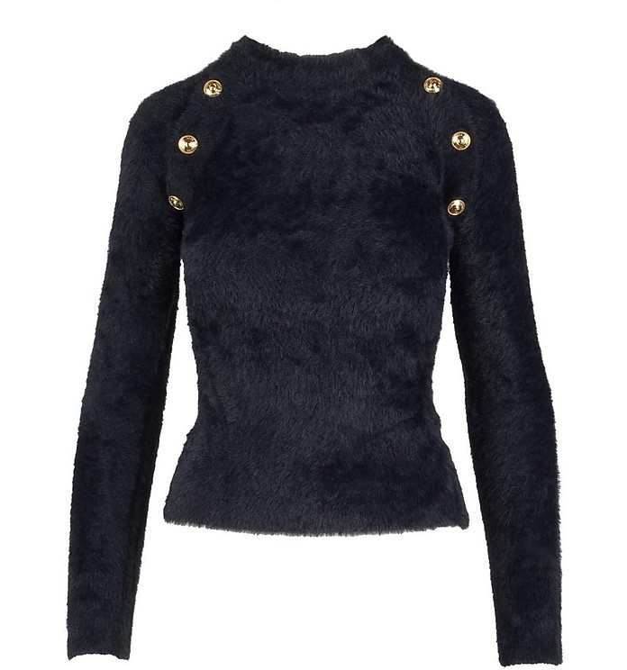 Women's Black Sweater - Versace Jeans Couture
