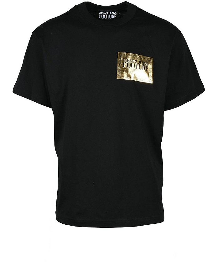 Men's Black / Gold T-Shirt - Versace Jeans Couture