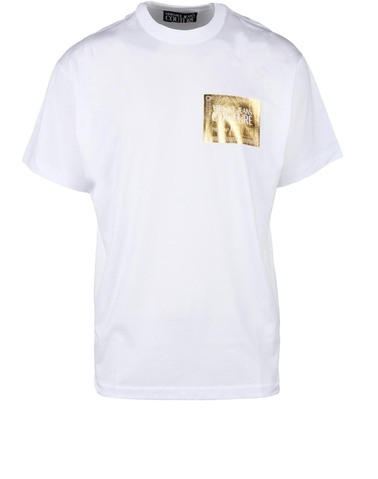 VERSACE JEANS COUTURE, White Men's T-shirt