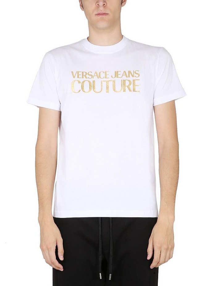 T-Shirt With Logo - Versace Jeans Couture