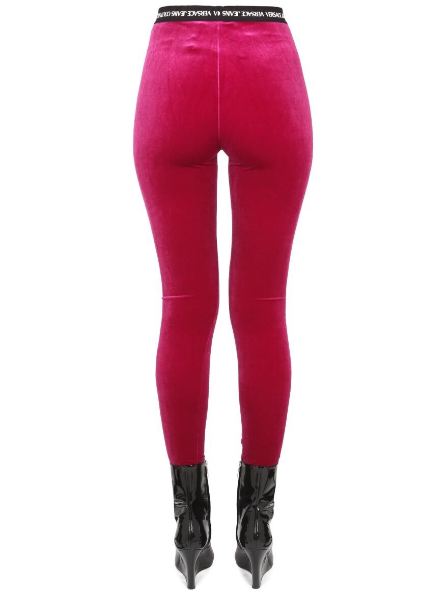 Versace Jeans Couture Leggings With Logoed Band 42 IT at FORZIERI