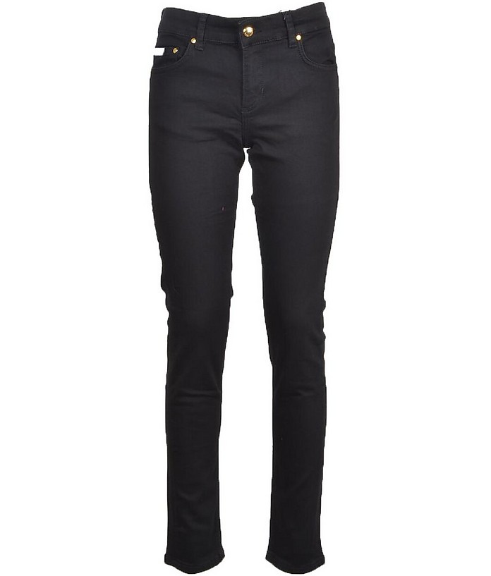 Versace Jeans Couture Women's Black Jeans 42 IT at FORZIERI