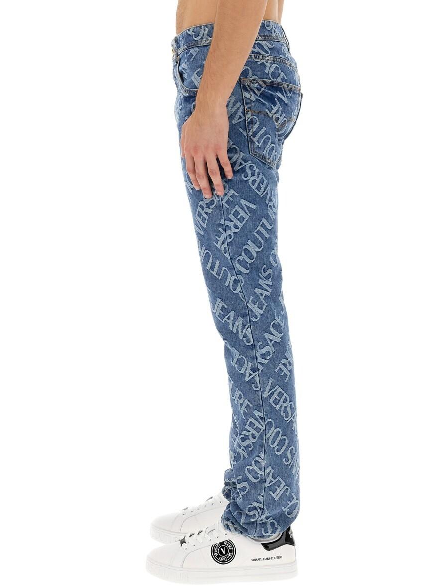 Versace Jeans Couture Jacquard Jeans 31 at FORZIERI