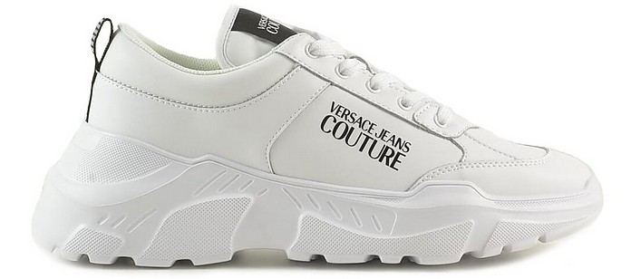 White Signature Men's Sneakers - Versace Jeans Couture