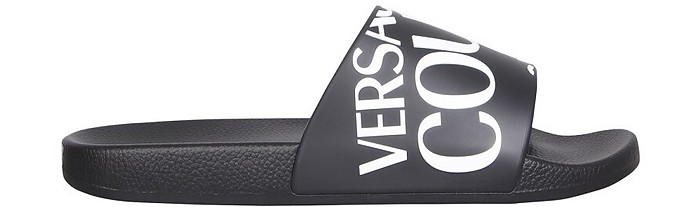 Rubber Slide Sandals - Versace Jeans Couture