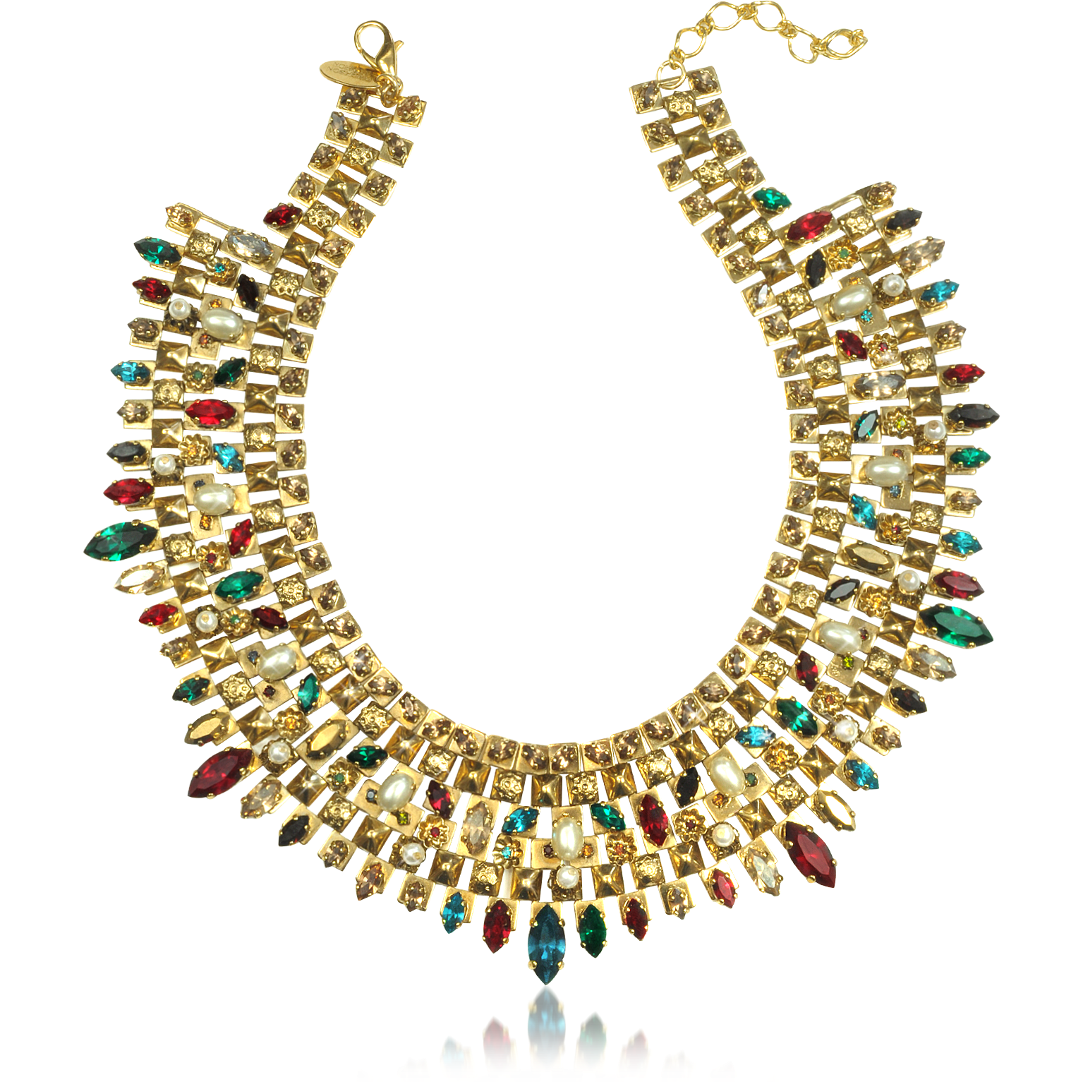 Erickson Beamon Matador Gold-Plated Crystal Necklace at FORZIERI