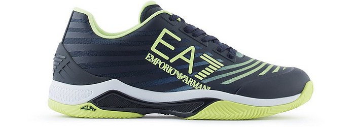 Blue and Green Sneakers - EA7 Emporio Armani