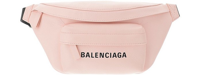 Pink Leather Everyday Belt Bag - Balenciaga