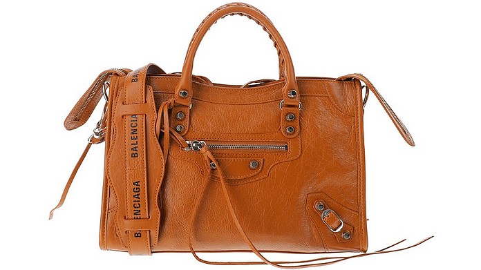 Caramel Leather Classic City S Bag - Balenciaga