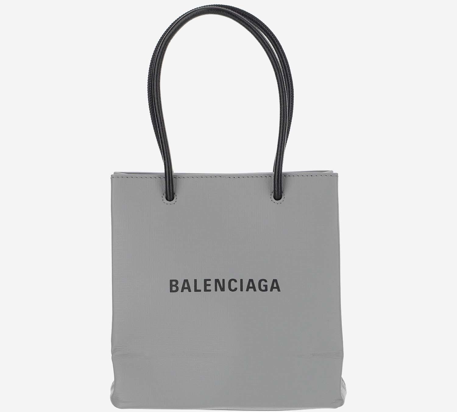 Bliv oppe retning Repræsentere Balenciaga Grey Signature XXS Shoulder Bag at FORZIERI