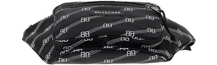 Black and White Signature Belt Bag - Balenciaga