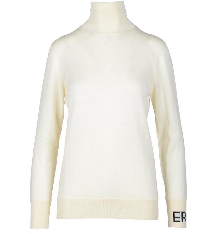 Women's Cream Sweater - Erika Cavallini